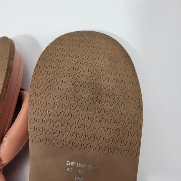 Anthropologie Vicenza Women's Puffy Marshmallow Muted Pink Sandals Size 10 - Picture 10 of 11